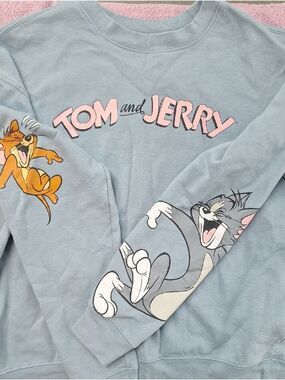 Tom and Jerry Women's Sweatshirt Size Large